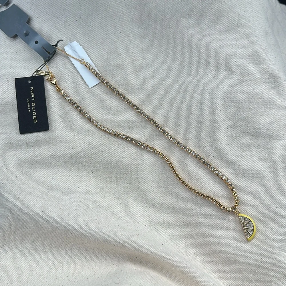 Kurt Geiger Lemon Necklace NWT - Picture 4 of 5